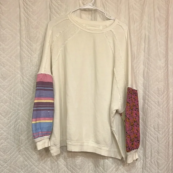 NWOT Free People We The Free Right On Cuff Sweatshirt - Picture 6 of 12
